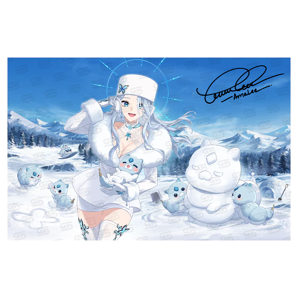 AmaLee & Scufflings: Snow Bunny Mind Control - Signed Poster - Image 2