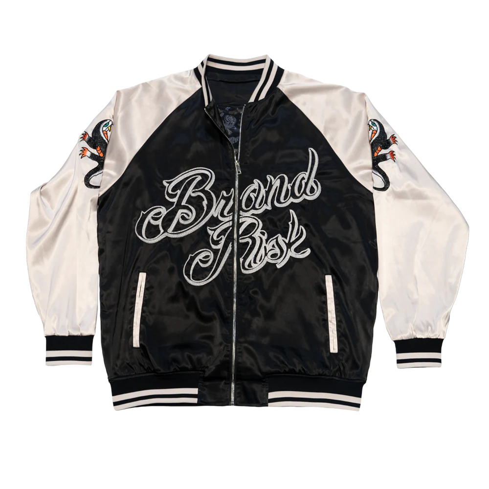 PaymoneyWubby Inked Satin Bomber - Image 2