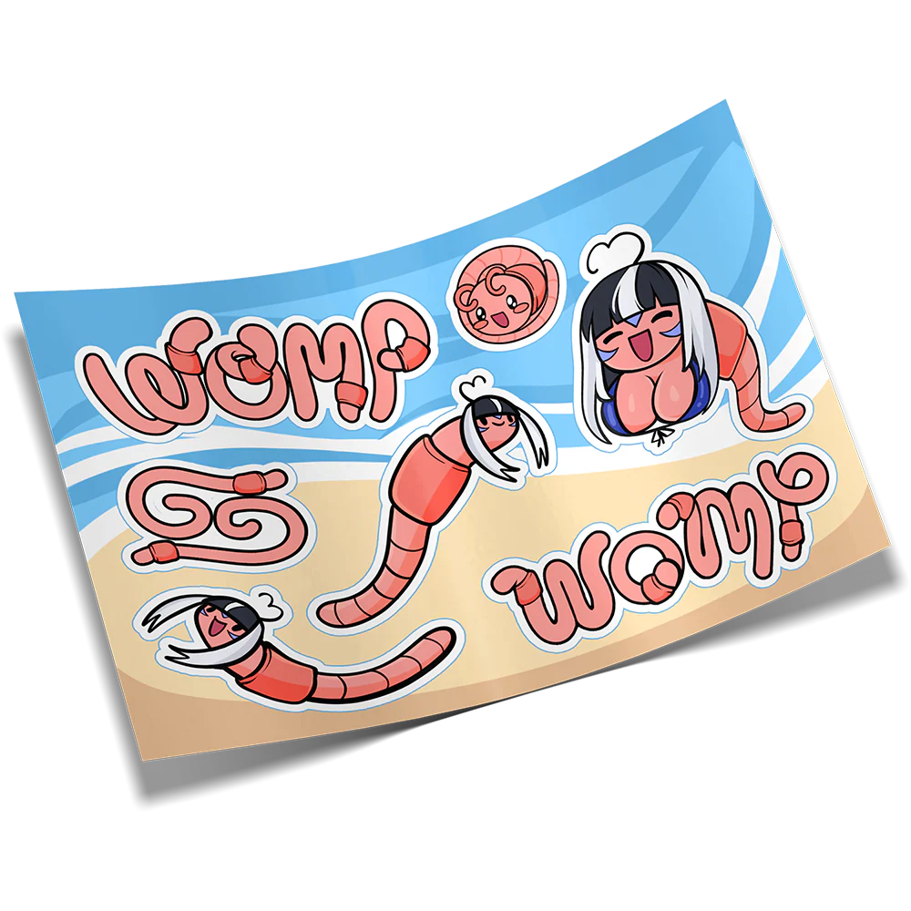 Creator Cups x Shylily: Wormlily Sticker Sheet - Image 2